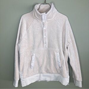 Athleta Cream Fleece Jacket